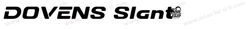 DOVENS Slant字体转换